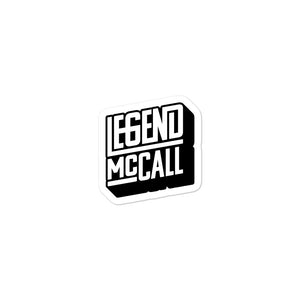 "Legend McCall" Signature Sticker